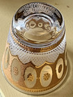 VTG Culver Regency 22K Gold MCM Highball Glass Ovals Textured Medallions Barware — photo 2