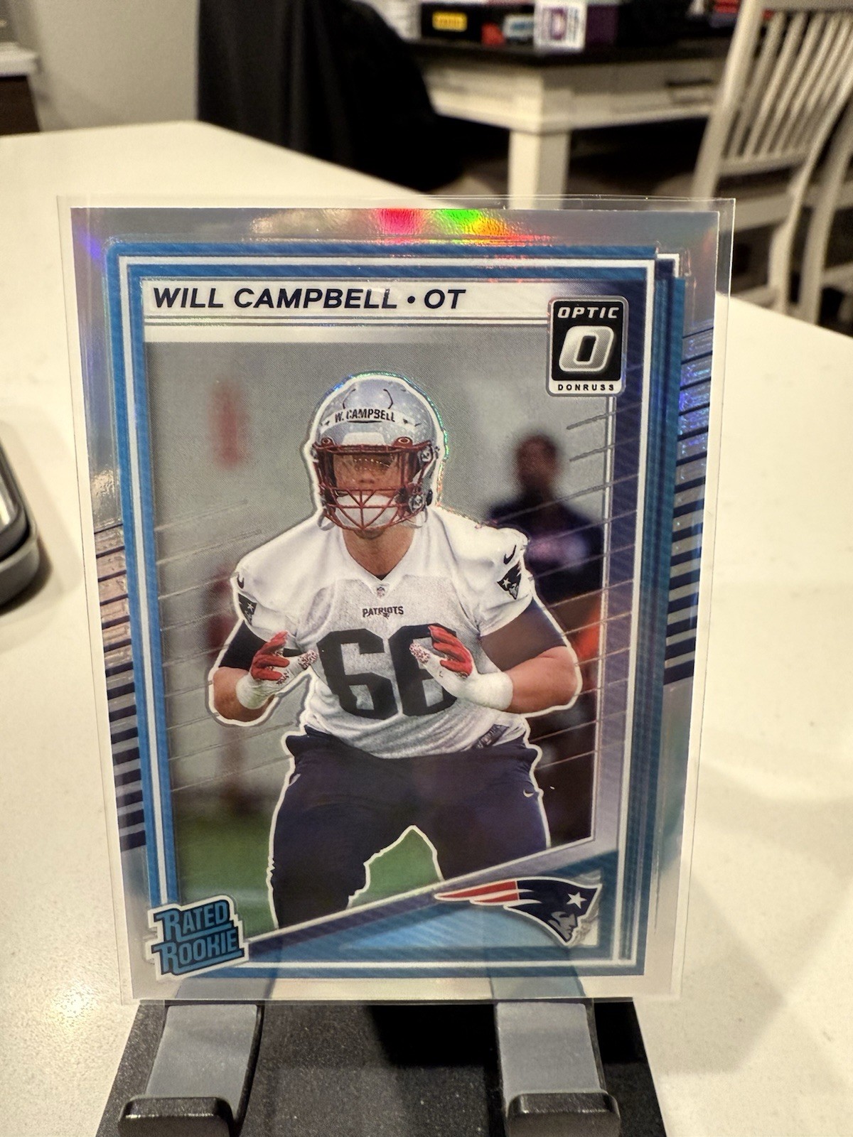 2025 Panini Donruss Will Campbell Optic Preview Rated Rookie Silver Halo 345 RC