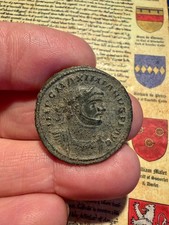 PAS Recorded Large Copper-Alloy Roman Maximian Follis Circa 300-303 AD UK Found