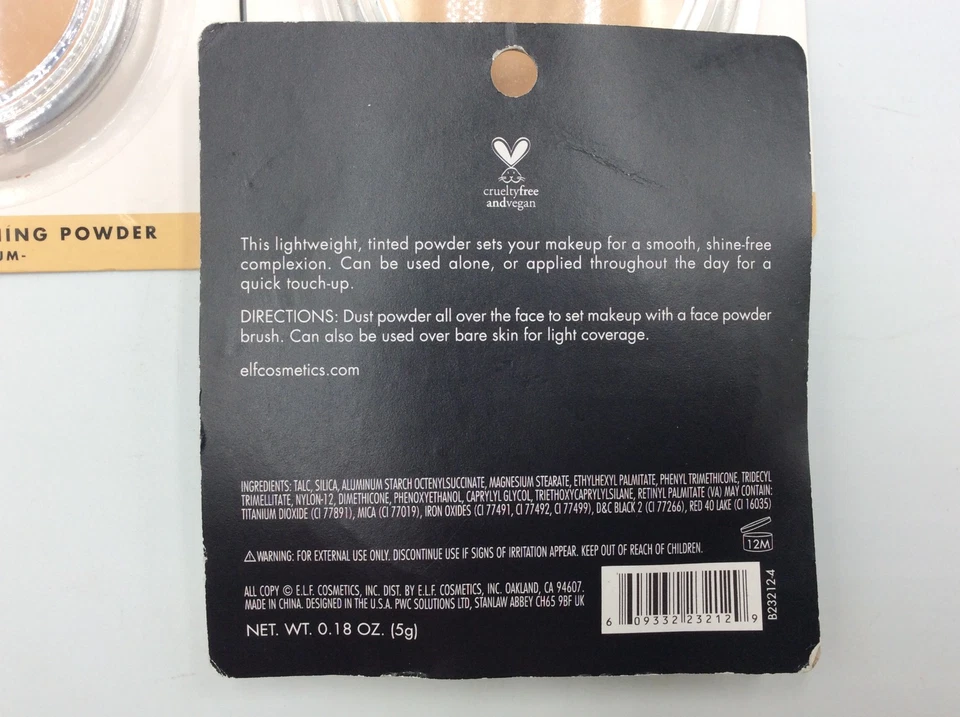 e.l.f. Prime & Stay Finishing Powder 23212 Light/Medium, Sealed 🔥PACK OF 6🔥 - Image 3 of 3