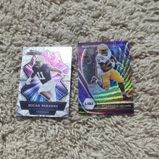 Panini Prizm Rookie Card Lot Micah Parsons Clyde Edwards-Helaire 2 Cards