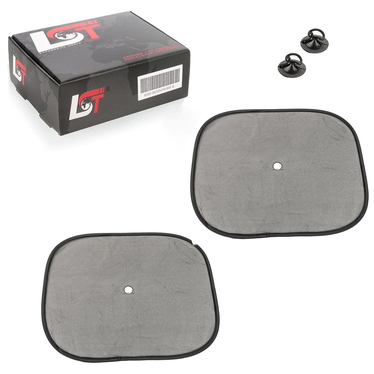 2x Sun Protection UV Protection Side Window Cover Transparent Rear for Porsche