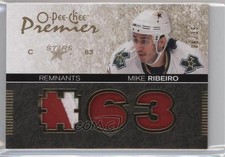2007-08 O-Pee-Chee Premier Remnants Triples 6/35 Mike Ribeiro Triple Patch 2a8