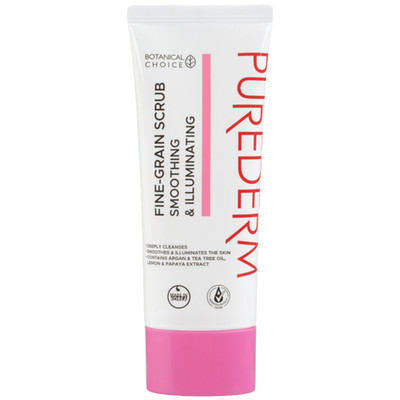 PUREDERM - Glättendes und aufhellendes feinkörniges Gesichtspeeling, 100g