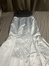 blondie nites by stacy sklar blue and black long dress size 11
