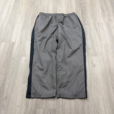 Vintage Starter Windbreaker Track Pants Men's Large Gray Baggy Loose y2k 2000s 