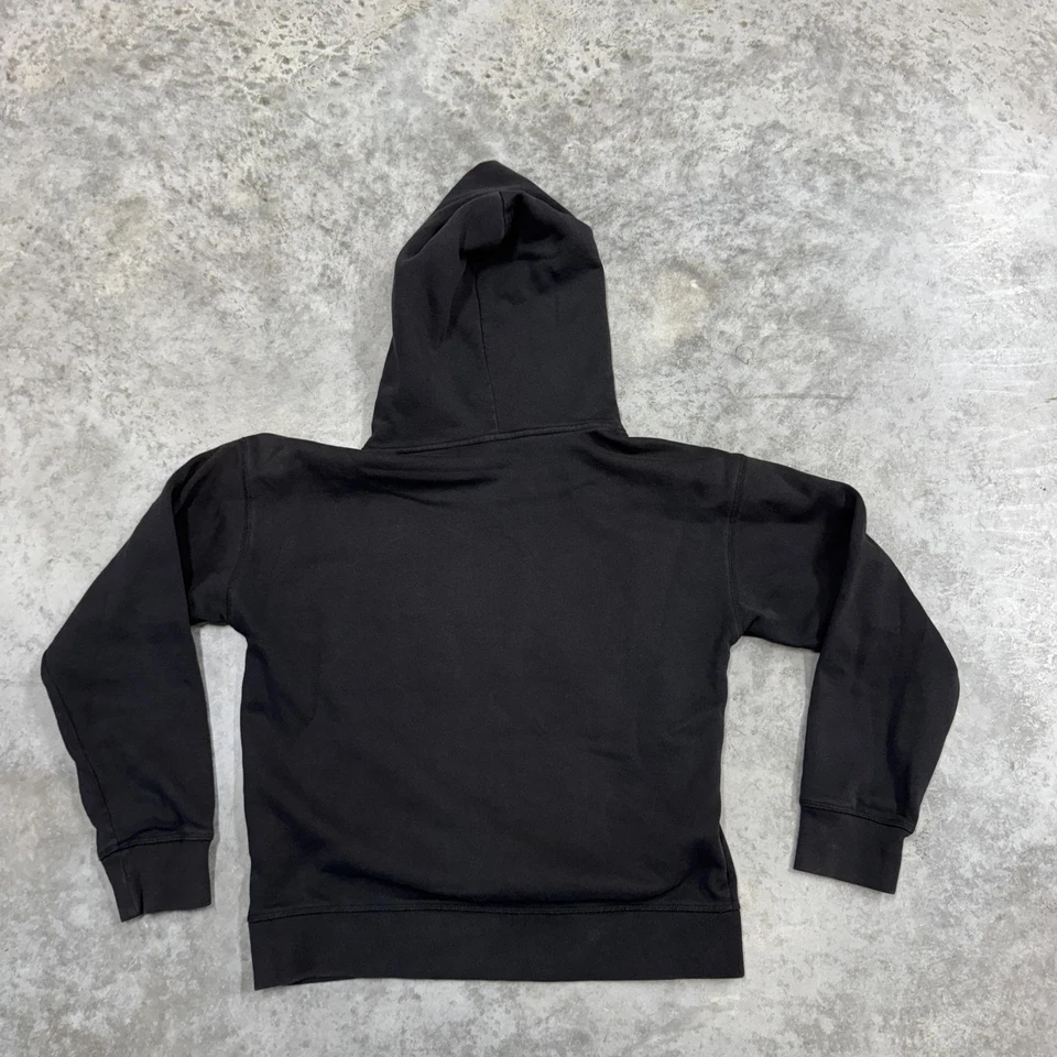 GAP Sudadera con Capucha Juvenil 2XL Negro Arco Logo Pullover Polar Sudadera Bolsillo Canguro Foto 4 de 4