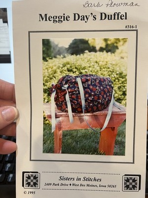 Meggie Day's 18'' x 29'' Duffel Bag Pattern and Instructions