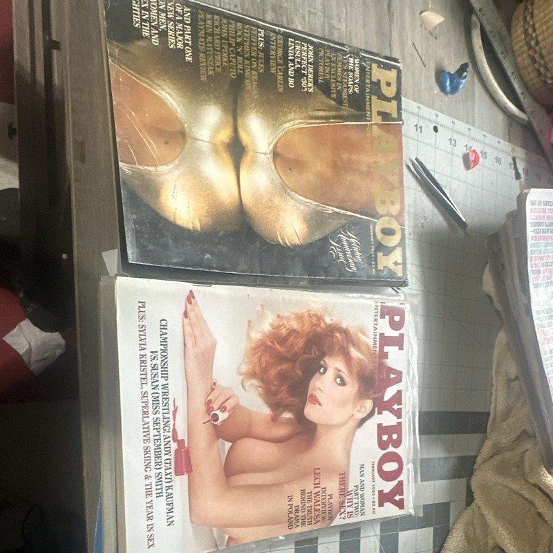Playboy Lot 1982 January & February