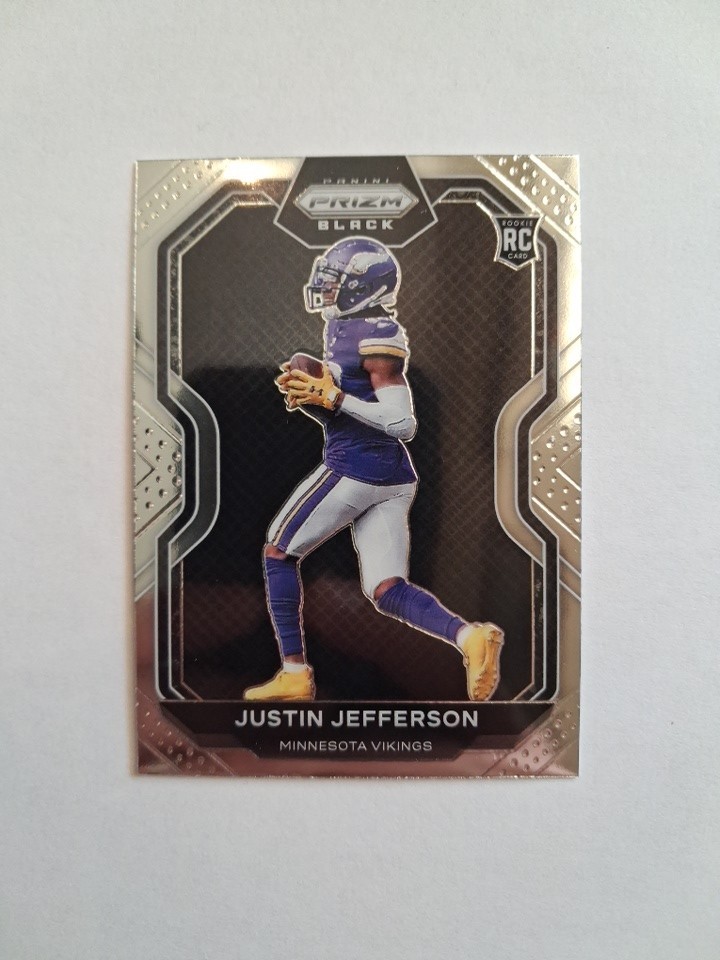 Justin Jefferson Panini Chronicles Prizm Black #PB9 Base