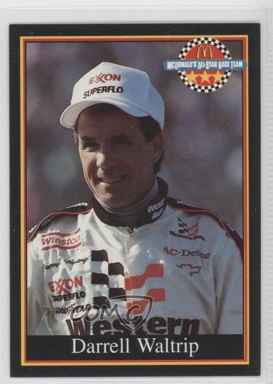 1991 Maxx McDonald's All-Star Race Team Darrell Waltrip #20 HOF 9g4