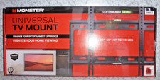 Monster Large Flat TV Wall Mount for 26 in. - 65 in. New in box