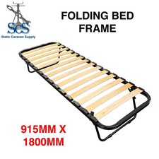 Static Caravan Folding Single Bed 6 feet x 3 feet - Caravan Motorhome awning