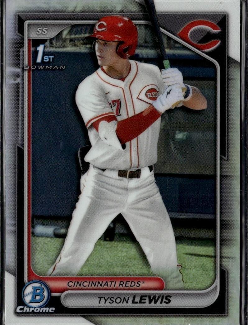 2024 Bowman Draft #BDC-44 Tyson Lewis Chrome Refractor 1st RC