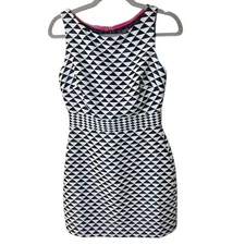 The Limited Size 0 XS Curvy Mini Dress Sleeveless Sheath Bodycon Party