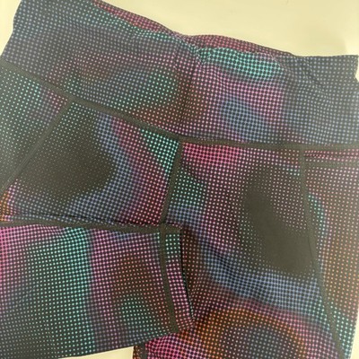 Sweaty Betty Zero Gravity Leggings Womens 8 Multi Color Dot Excellent High Rise