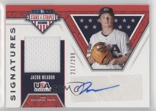 2019 Panini USA Baseball Stars & Stripes Signatures /299 Jacob Meador Auto 6wp