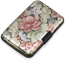 Credit Card Holder for Women, RFID Blocking, Aluminum Alloy Hard Case, Small Min