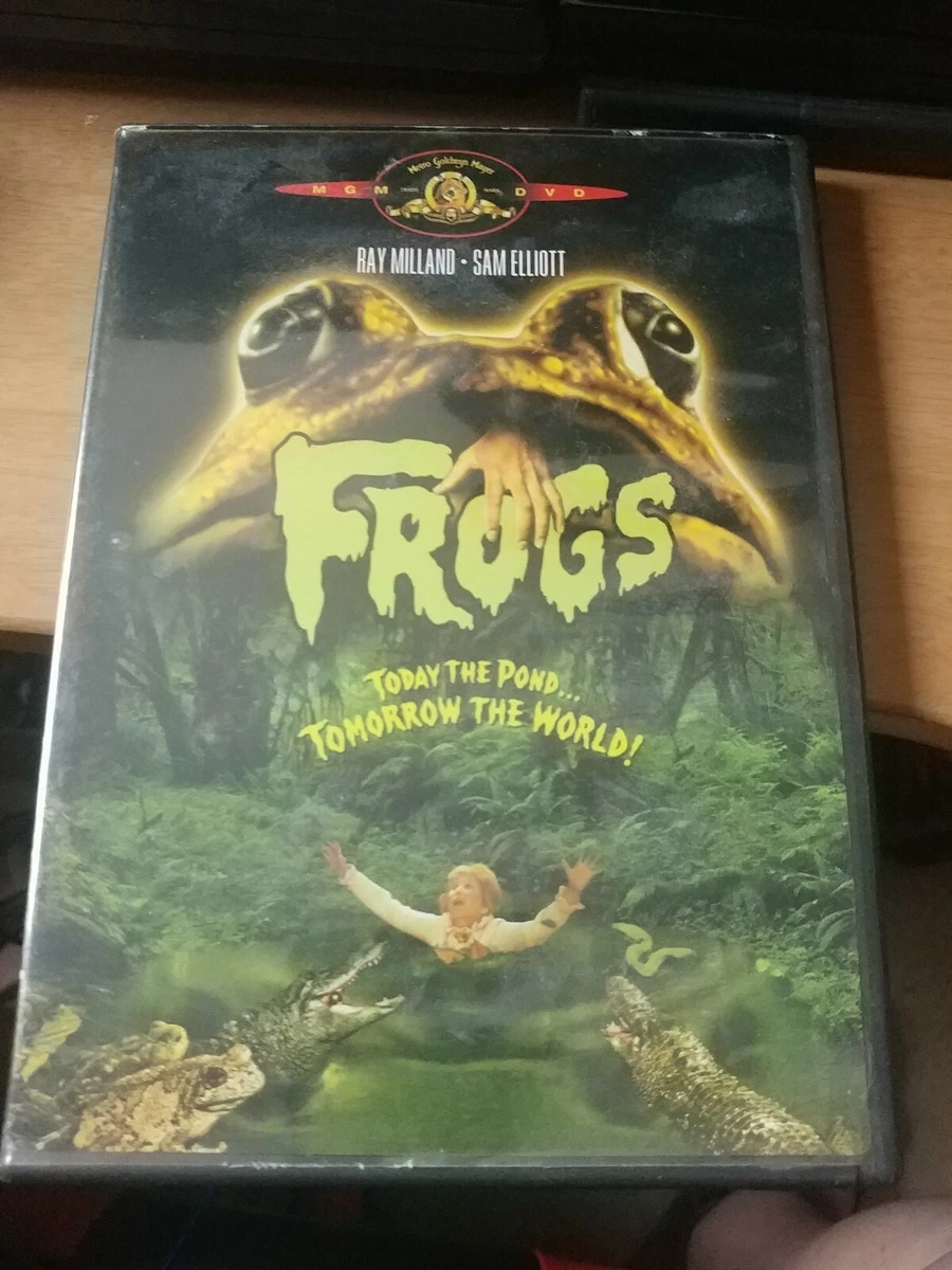 Frogs-DVD-2000-MGM-Ray Milland/Sam Elliott/Joan Van Ark-horror/sci-fi/cult