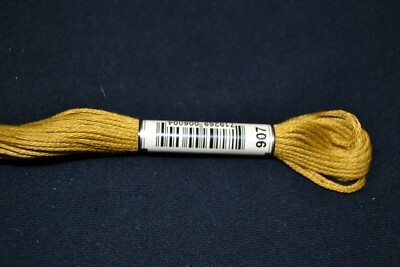 Anchor Cotton Threads for Embroidery Shade 907 Saffron Dark