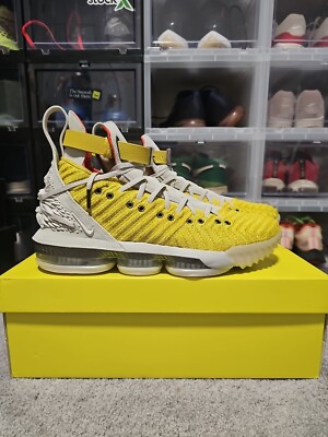 NIKE LEBRON XVI 16 HARLEM Fashion Row HFR Bright Citron CI1145-700 SIZE 12.5