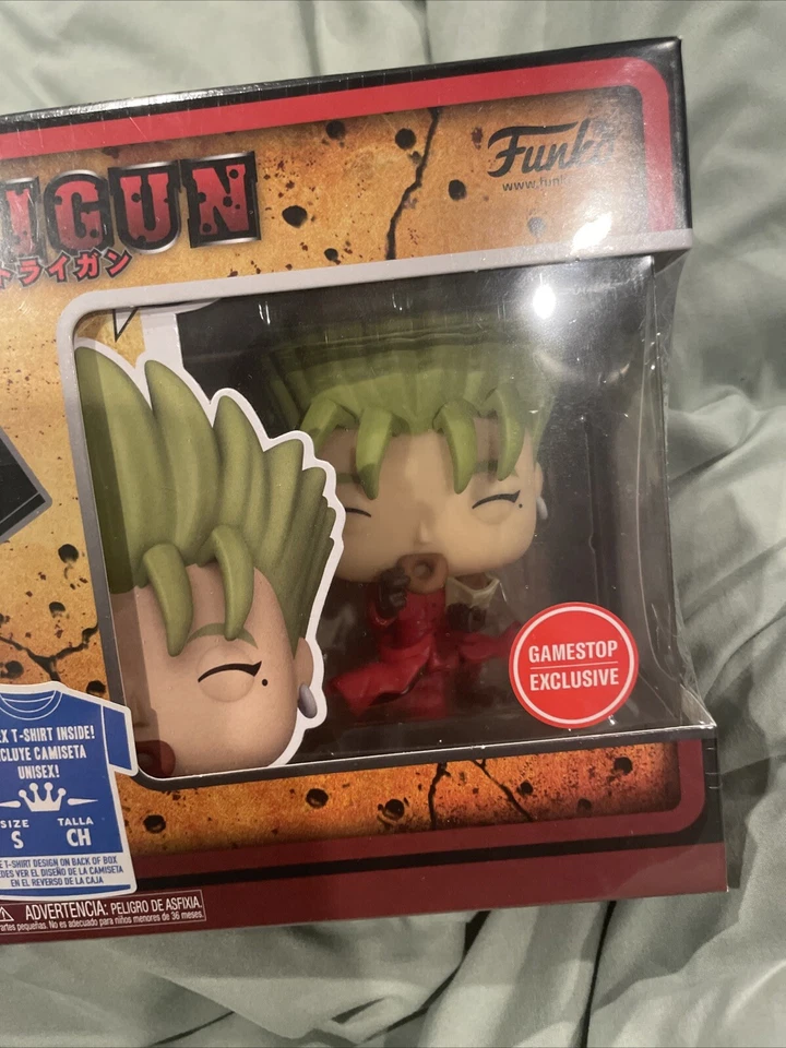 Pop! (2023) Tees TRIGUN: (1) Small T-Shirt & VASH Pop Vinyl Figure #BSP20230531 - Image 3 of 4