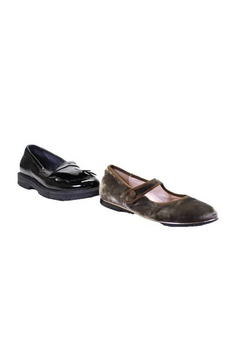 Magliano Bimbo Punk Shoe Velour Flat Shoes Black Unknown (Approx