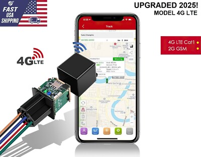 4G Relay GPS Tracker Car Motorcycle Relay GPS MV730G Cut Fuel ACC Alarm