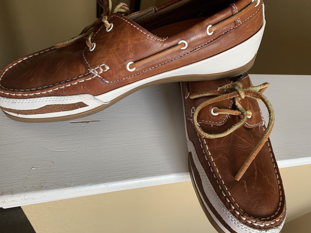 Brown Leather Loafers GH Bass Shoes Men display picture 1