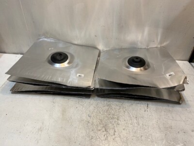 12 Quantity of Aluminum 2-1/4'' Pipe No-Calk Roof Flashing 18''x18'' Base (12 Qty)