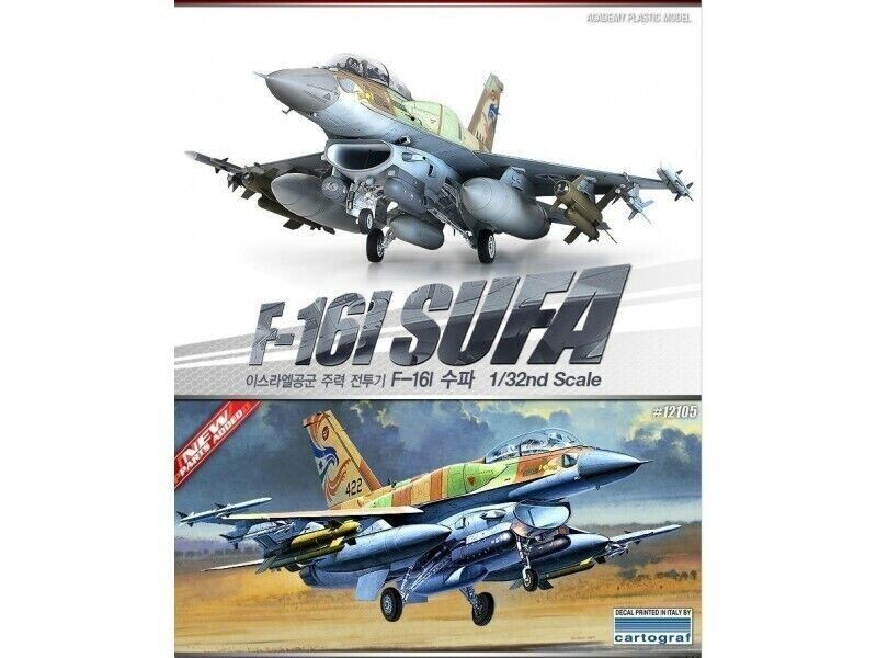 Academy AC12105 F-16I SUFA Modelbouw Vliegtuig - Foto 9