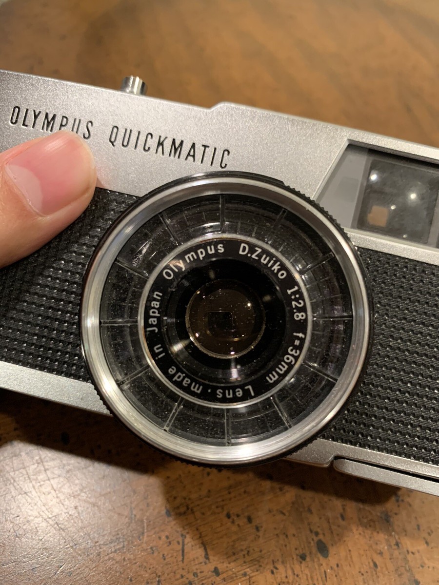 Vintage Olympus Quickmatic EEM 35mm Film Camera 36mm 1:2.8 D