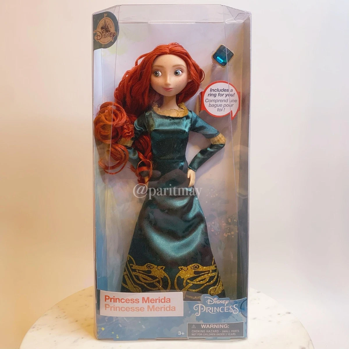 Disney Store Brave Merida with Ring Classic Doll 12 NEW IN BOX