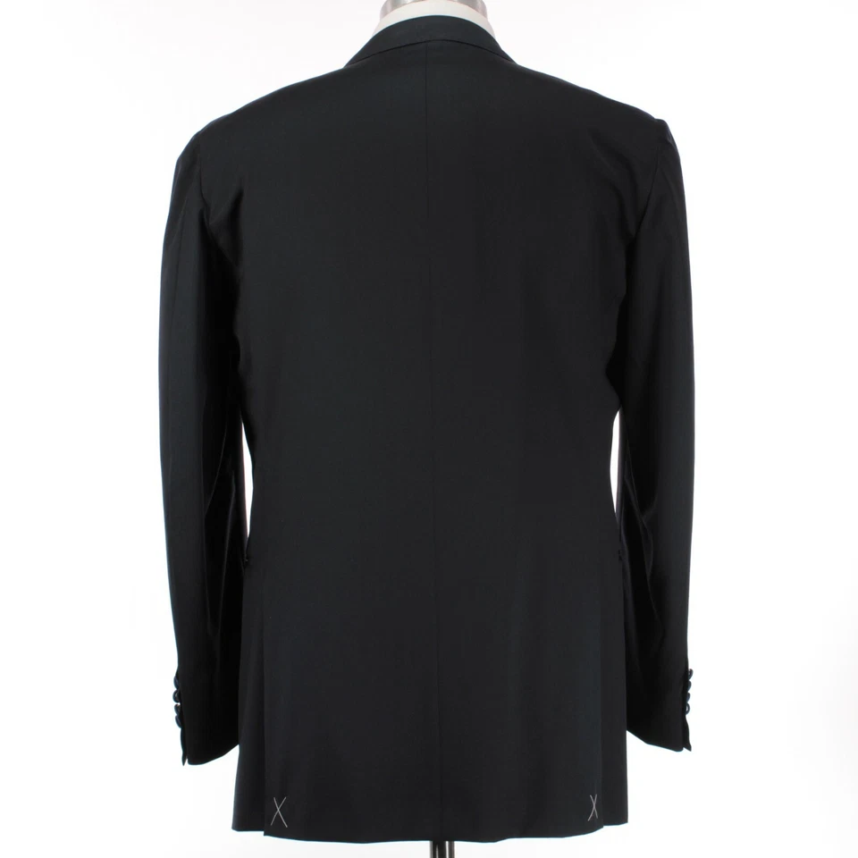 Rubinacci NWT 100% Wool Tuxedo Size 52 US 42R in Navy w/ Blue Lapel/Side Stripe - Image 2 of 4