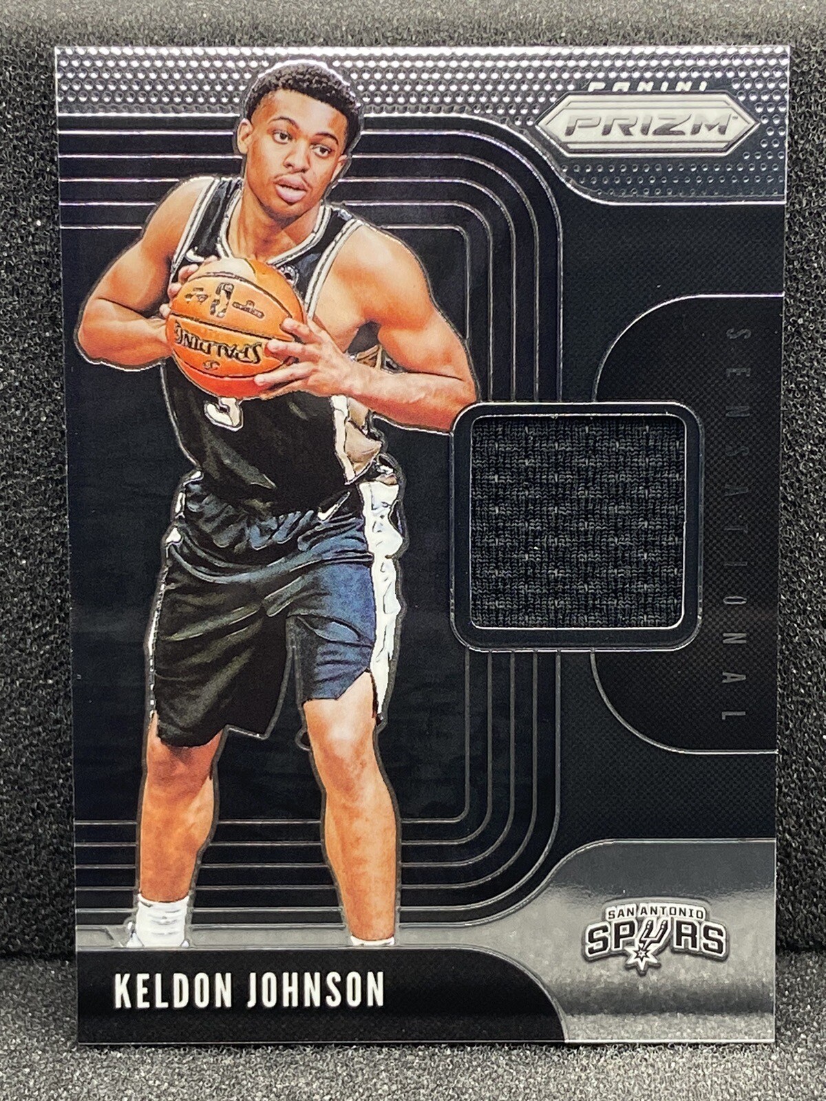 2019 Panini Prizm Sensational Swatches Jersey Keldon Johnson #SS-KJO Rookie RC