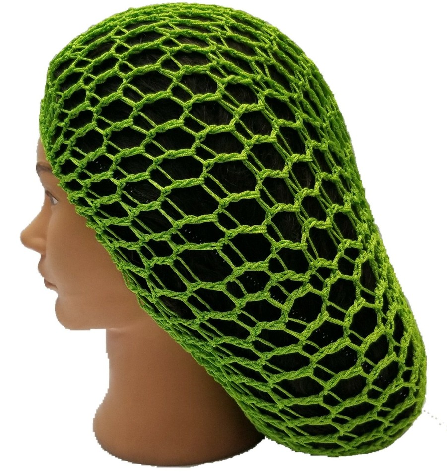 Thick Hair Net French Mesh Fish Net Hairnet Snood Slouchy Long Bun ...
