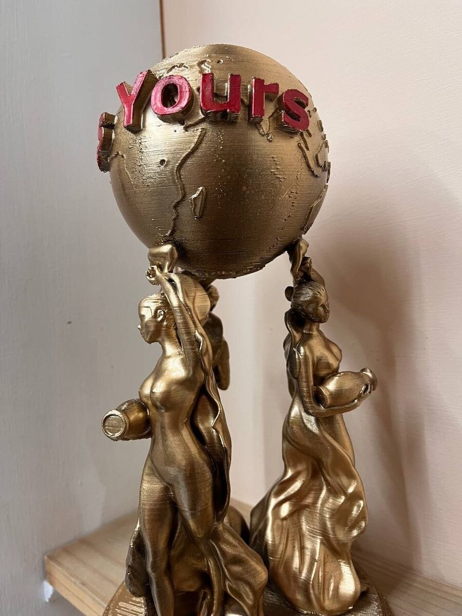 The World Is Yours Scarface statue 3D printed model 12 The World Is Yours Scarface statue 3D printed model 12