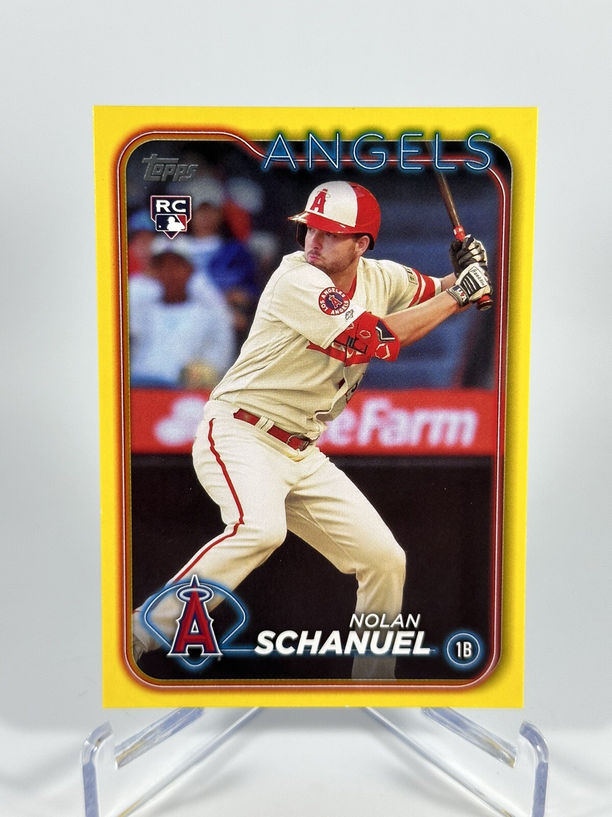 2024 Topps Series 1 Nolan Schanuel Rookie RC Yellow Border #53