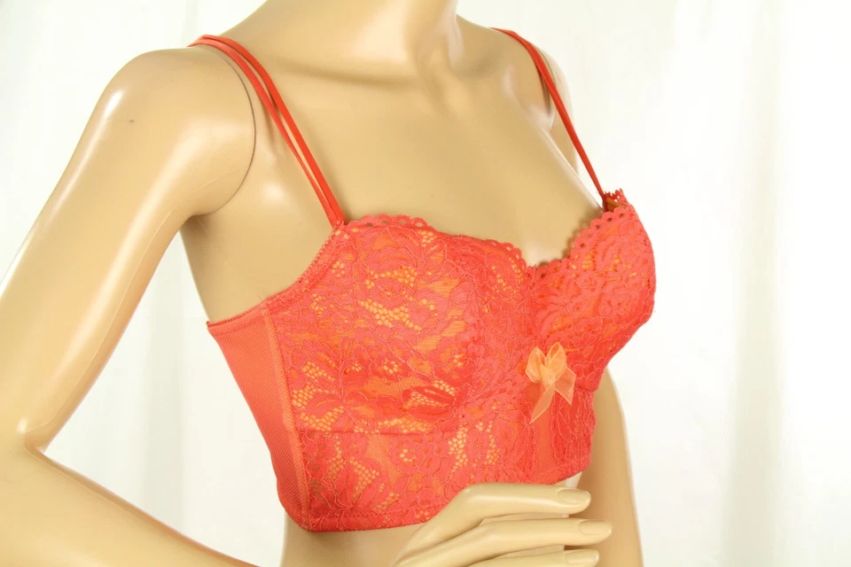 b.tempt'd by Wacoal Women's Coral Long Line Ciao Bella Bra Size Medium - Image 4 of 4
