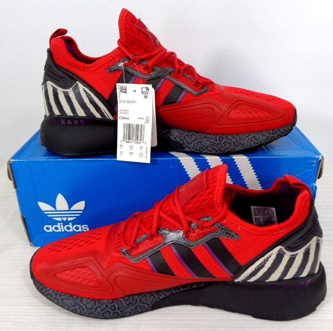 バッグ og adidas Men Athletic Shoes ZX2K Jalen Ramsey Boost Running