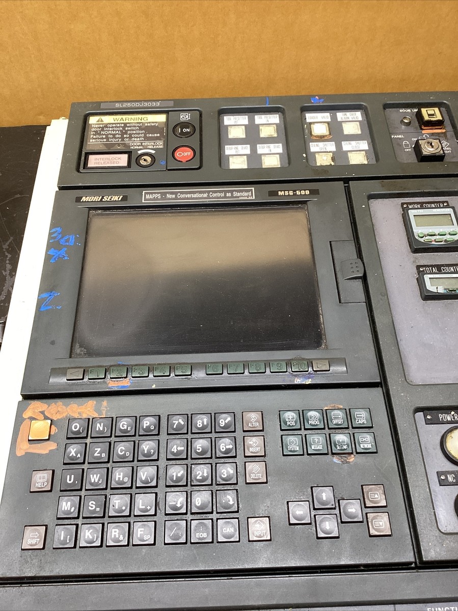 MORI SEIKI SL2500DJ3033 MSG-500 CNC CONTROL PANEL #700H86FML | eBay