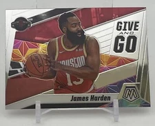 2019-20 Panini Mosaic Give and Go James Harden #6 Houston Rockets