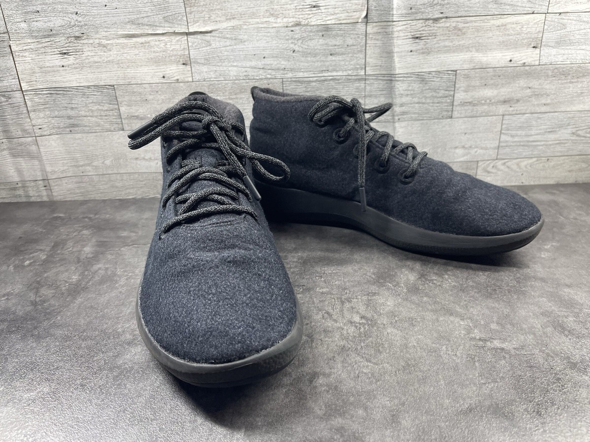 Allbirds Sneakers Men 12M Wool Runner- Up Mizzle Shoes Dark 