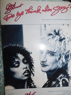 VINTAGE NOTEN 1978 DO YA THINK I'M SEXY ROD STEWART
