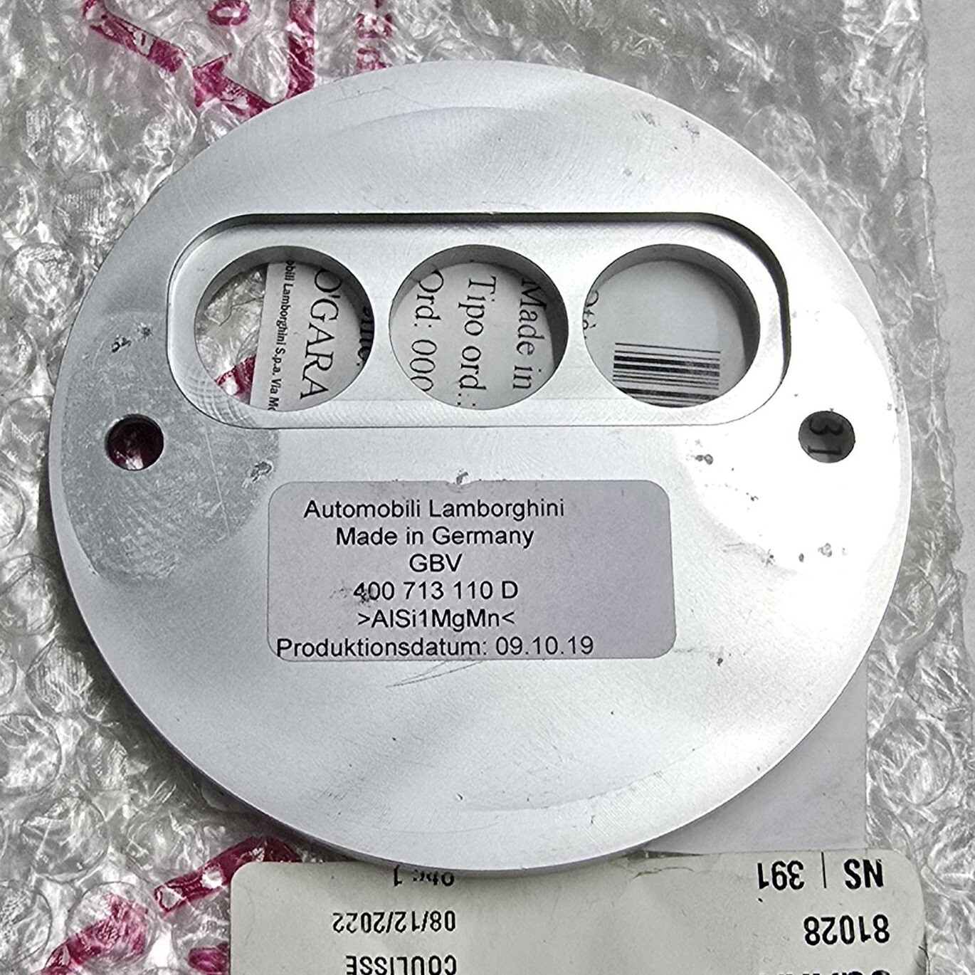 Lamborghini Murcielago Shifter E Gear 400713110D Shifter Plate Interior 