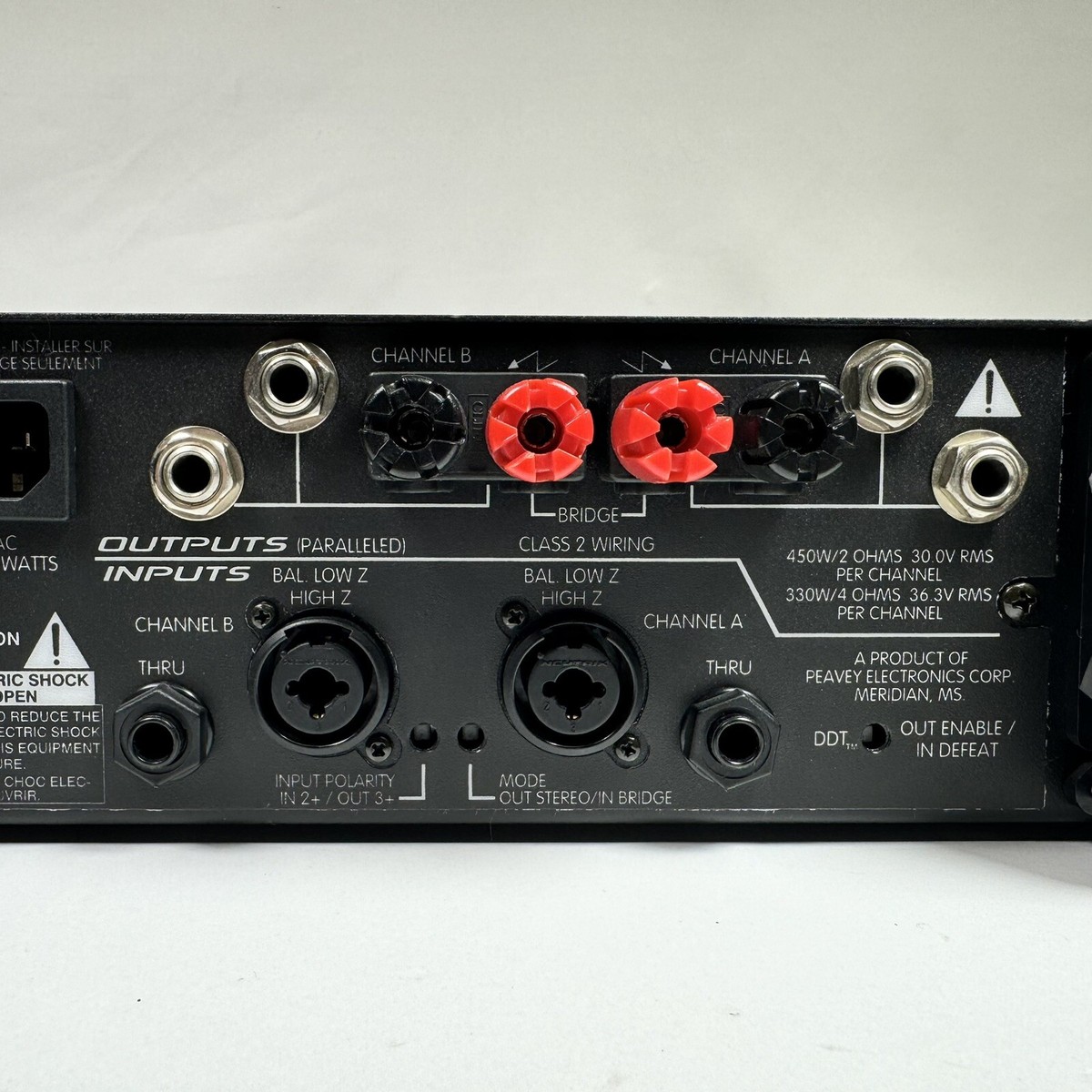 PEAVEY GPS-2600 パワーアンプ Peavey GPS2600 Power Amplifier