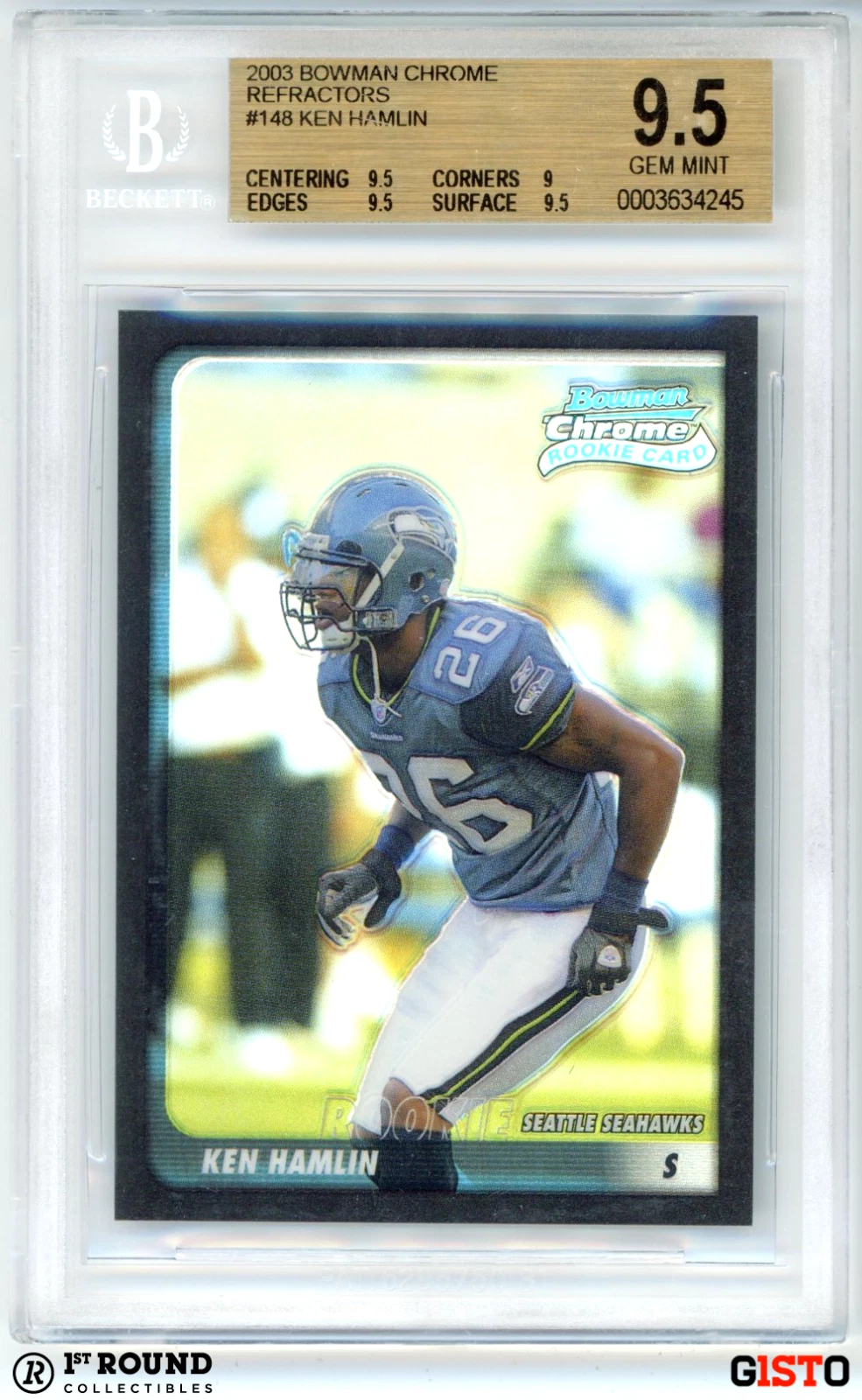 Ken Hamlin Bowman Chrome #148 Refractor