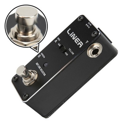 ALR-3 Effekte Signal Router Pedal für Gitarre AB oder Y Loop Setup 94x42x48mm