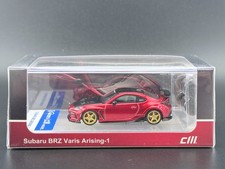 Cm Model Subaru Brz Varis Widebody Custom Metallic Red W Extra Wheels Set 164