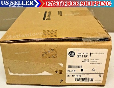 New AB 2711P-RP6 /G PanelView Plus CE Logic Module 128MB Flash 128MB FREE SHIP